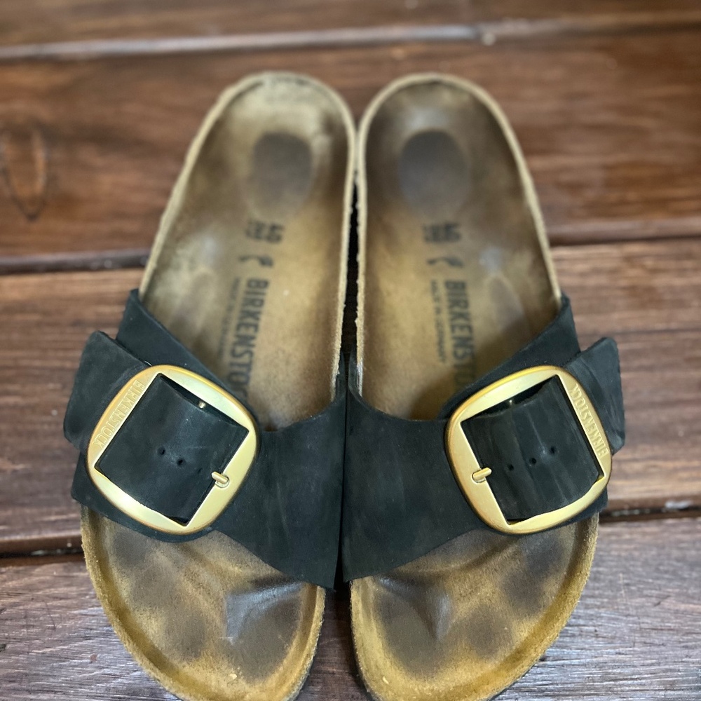 Brikenstock Madrid Gold Buckle